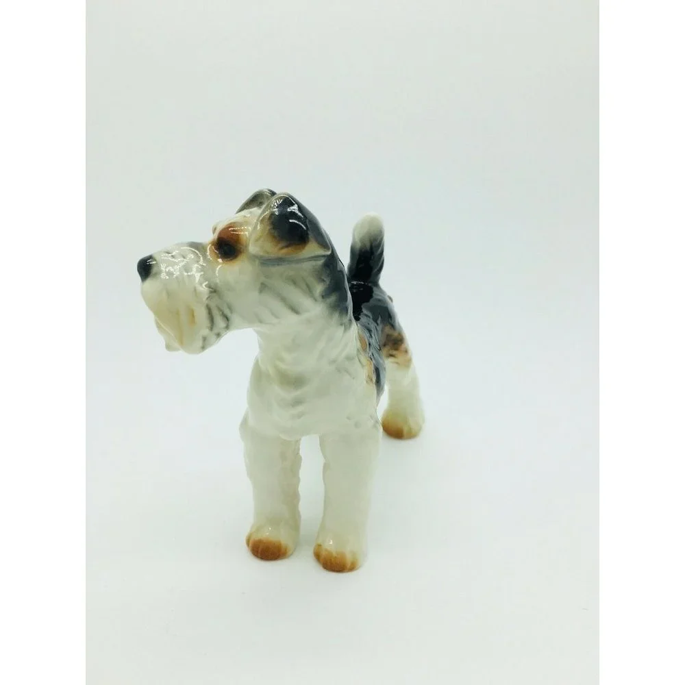 Vintage Goebel W Germany Wire Fox‎ or Airedale Terrier Figurine 1972 - 1979